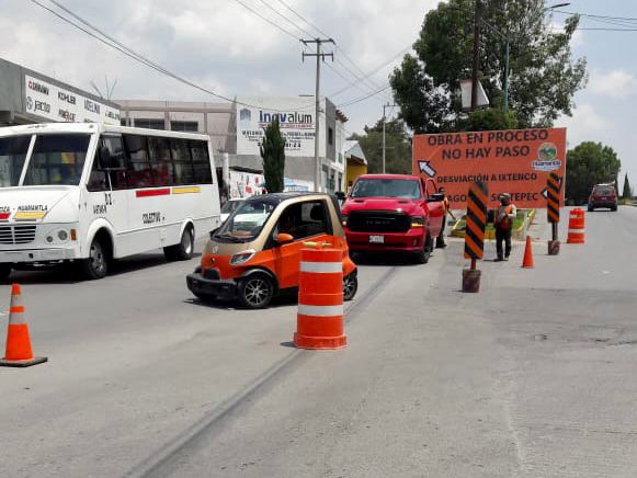 Anuncia Ayuntamiento de Huamantla cierres viales en Camino a Zaragoza por construcción de puentes